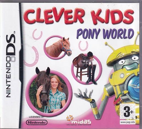 Clever Kids Pony World - Nintendo DS (A Grade) (Genbrug)